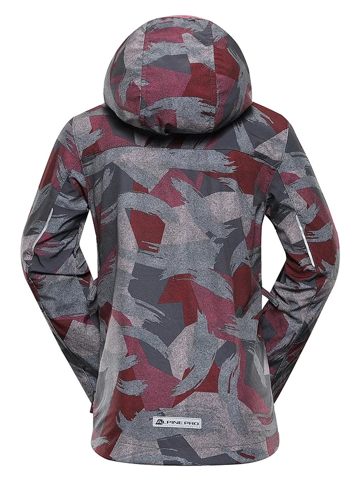 Softshelljacke "Meromo" In Grau/ Bordeaux 4 Softshelljacke "Meromo" In Grau/ Bordeaux – Bild 2