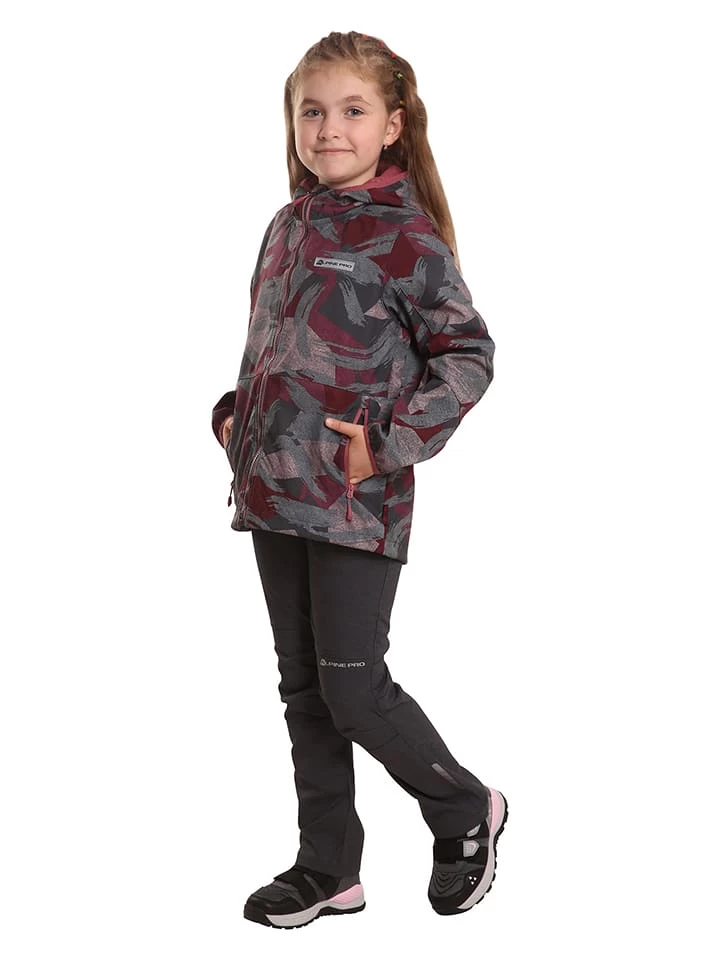 Softshelljacke "Meromo" In Grau/ Bordeaux 5 Softshelljacke "Meromo" In Grau/ Bordeaux – Bild 3