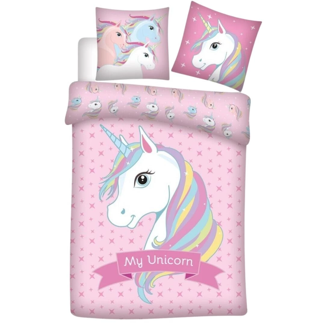 2-tlg.Set: Bettwäsche Einhorn In Rosa 3 2-tlg.Set: Bettwäsche Einhorn In Rosa