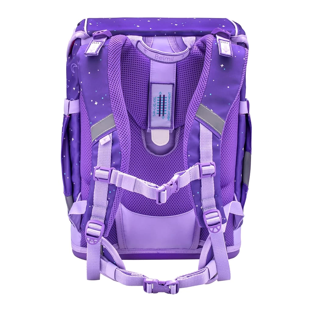 Premium Schulranzen-Set 5tlg. Smarty Plus "Dahlia" Lila Mit Brustgurt 9 Premium Schulranzen-Set 5tlg. Smarty Plus "Dahlia" Lila Mit Brustgurt – Bild 8