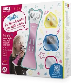 BIGBEN Kids Karaoke-Mikrofon Mit 3 Stimmfiltern, Pink -Kinder Produkte Geschäft bigben kids karaoke mikrofon mit 3 stimmfiltern pink 7
