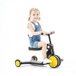 Kinderroller Laufrad Dreirad All Ride 4 In 1 In Gelb -Kinder Produkte Geschäft chipolino kinderroller laufrad dreirad all ride 4 in 1 in gelb 4
