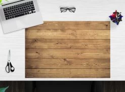 Schreibtischunterlage "Holz Muster" In Braun (L)60 X (B)40