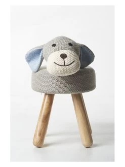 Hocker "Billy" In Grau - (B)40 X (H)45 X (T)20 Cm -Kinder Produkte Geschäft crochetts hocker billy in grau b 40 x h 45 x t 20 cm 2