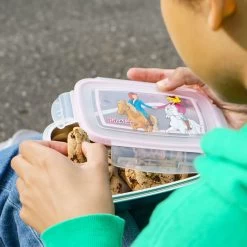 Brotdose Edelstahl Bibi & Tina Mit Pferden In Silber - 550 Ml -Kinder Produkte Geschäft geda labels brotdose edelstahl bibi and tina mit pferden in silber 550 ml 2