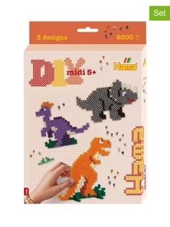 HAMA 2.000tlg. Bügelperlenset "Dinosaurier" - Ab 5 Jahren