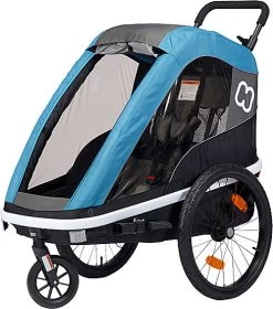 Hamax Fahrradanhänger AVENIDA ONE Einsitzer (incl. Bicycle Arm & Stroller Wheel)