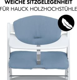 HAUCK Hochstuhlauflage, Dusty Blue -Kinder Produkte Geschäft hauck hochstuhlauflage dusty blue 9