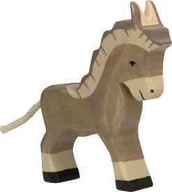 Holztiger Esel Aus Holz In Braun