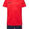 Hummel 2tlg. Trainingsoutfit In Rot/ Dunkelblau -Kinder Produkte Geschäft hummel 2tlg trainingsoutfit in rot dunkelblau