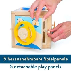 Motorikwürfel Aus Holz In Bunt -Kinder Produkte Geschäft iggy motorikwurfel aus holz in bunt 3