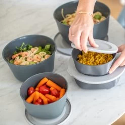 CONNECT BOX 2 - Box Mit Deckel 2l In Organic Red-organic White -Kinder Produkte Geschäft koziol organic connect box 2 box mit deckel 2l in organic red organic white 5