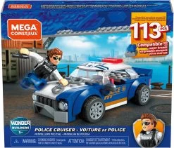 MATTEL Mega Construx Polizeifahrzeug (113 Teile) -Kinder Produkte Geschäft mattel mega construx polizeifahrzeug 113 teile 4