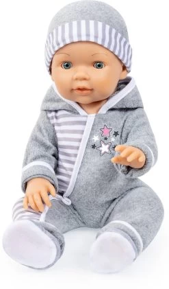 Deluxe Puppenkleidung-Set 6-tlg. Grau Von Bayer, 38-42 Cm -Kinder Produkte Geschäft mytoys collection deluxe puppenkleidung set 6 tlg grau von bayer 38 42 cm 2