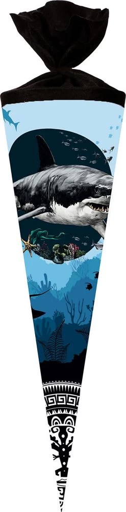 Schultüten-Set Shark Attack 3-tlg., 70 Cm