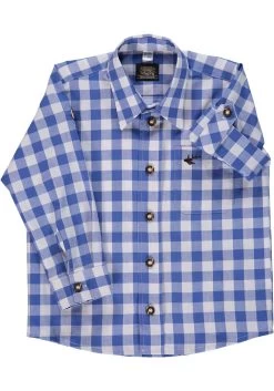 Trachtenhemd Brumtu In Mittelblau -Kinder Produkte Geschäft os trachten trachtenhemd brumtu in mittelblau 2