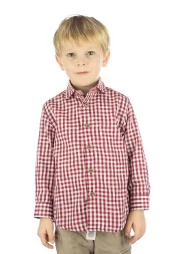 Trachtenhemd Pexxa In Mittelrot