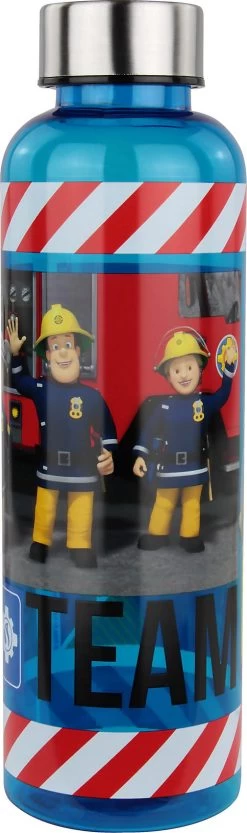Trinkflasche Feuerwehrmann Sam Mit Edelstahl-Deckel Blau, 500 Ml -Kinder Produkte Geschäft p os trinkflasche feuerwehrmann sam mit edelstahl deckel blau 500 ml 2