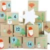 Adventskalender Kisten Bedruckt - Weihnachtsmann -Kinder Produkte Geschäft papierdrachen adventskalender kisten bedruckt weihnachtsmann