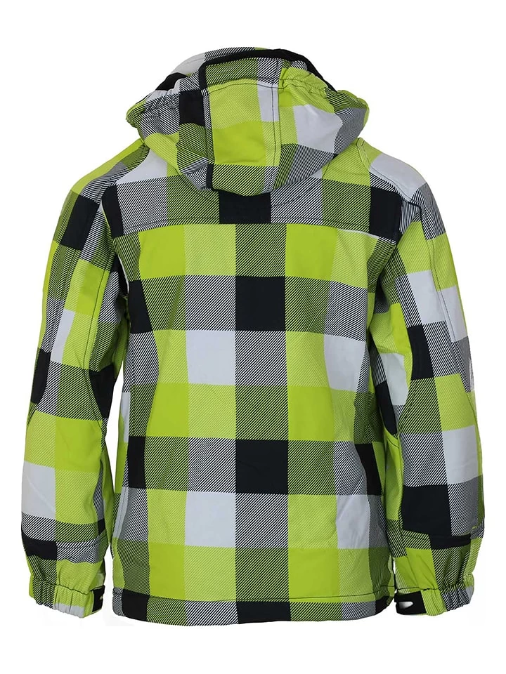 Softshelljacke In Grau/ Grün 4 Softshelljacke In Grau/ Grün – Bild 2