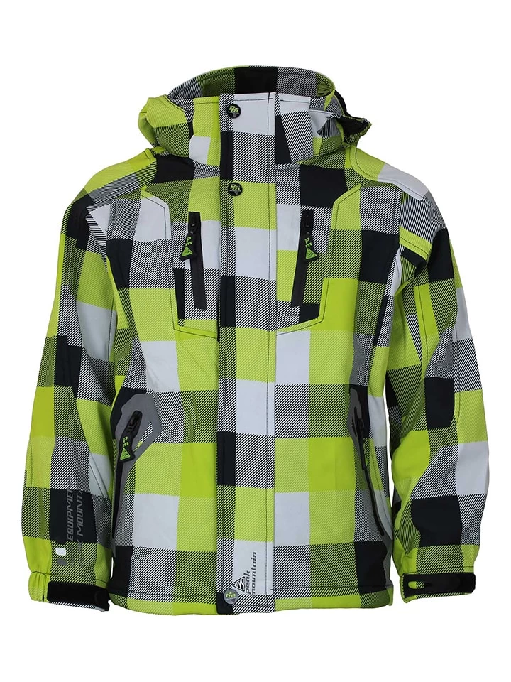 Softshelljacke In Grau/ Grün 3 Softshelljacke In Grau/ Grün