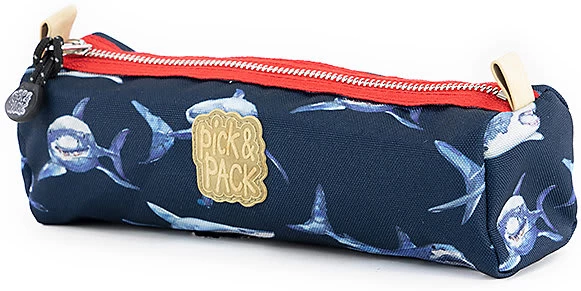 Pick & PACK Schlampermäppchen Shark Navy 4 Pick & PACK Schlampermäppchen Shark Navy – Bild 2