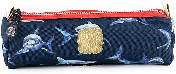 Pick & PACK Schlampermäppchen Shark Navy 3 Pick & PACK Schlampermäppchen Shark Navy