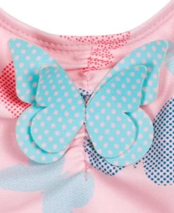 Playshoes UV-Schutz Badeanzug Schmetterlinge In Rosa -Kinder Produkte Geschäft playshoes uv schutz badeanzug schmetterlinge in rosa 3