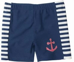 Playshoes UV-Schutz Badeshorts Maritim In Marine/weiß