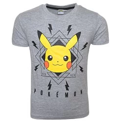 T-Shirt Pokémon Pikachu In Grau