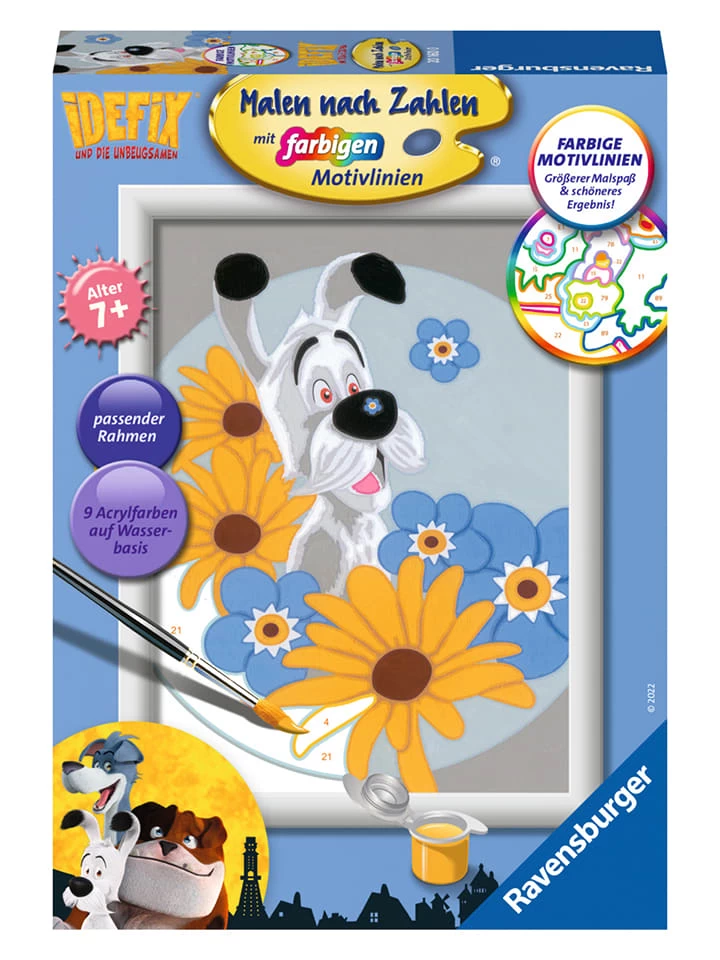 Ravensburger Malen Nach Zahlen-Set "Mutiger Idefix" - Ab 7 Jahren 3 Ravensburger Malen Nach Zahlen-Set "Mutiger Idefix" - Ab 7 Jahren