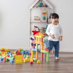 Kinderregal "Heldin" In Weiß/ Rosa - (B)51 X (H)116 X (T)30 Cm -Kinder Produkte Geschäft relaxdays kinderregal heldin in weiss rosa b 51 x h 116 x t 30 cm 2