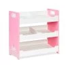 Kinderregal "Schwan" In Weiß/ Rosa - (B)62,5 X (H)60 X (T)30 Cm -Kinder Produkte Geschäft relaxdays kinderregal schwan in weiss rosa b 62 5 x h 60 x t 30 cm