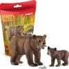 Schleich Wild Life 42473 Grizzlybär-Mutter Mit Jungem -Kinder Produkte Geschäft schleich wild life 42473 grizzlybar mutter mit jungem