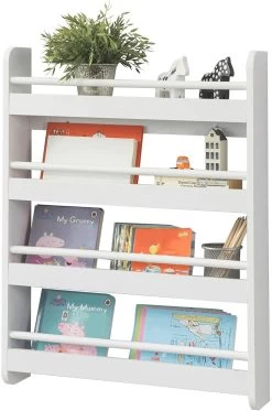 Kinderregal In Weiß - (B)60 X (H)80 X (T)12cm