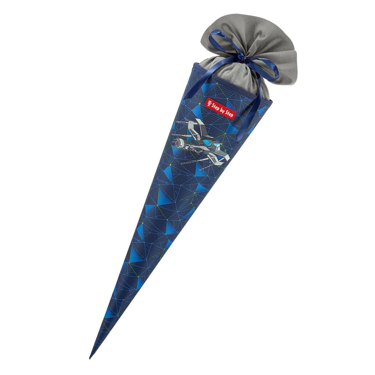 Step By Step Schultüte, Mit Eingenähtem Bändchen In Starship Sirius 3 Step By Step Schultüte, Mit Eingenähtem Bändchen In Starship Sirius