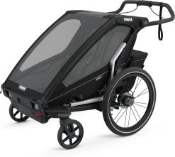 Thule Chariot Sport, Multisport-Fahrradanhänger Zweisitzer Midnight Black -Kinder Produkte Geschäft thule chariot sport multisport fahrradanhanger zweisitzer midnight black 2