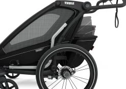 Thule Chariot Sport, Multisport-Fahrradanhänger Zweisitzer Midnight Black -Kinder Produkte Geschäft thule chariot sport multisport fahrradanhanger zweisitzer midnight black 4