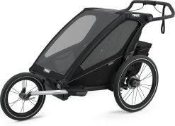 Thule Chariot Sport, Multisport-Fahrradanhänger Zweisitzer Midnight Black -Kinder Produkte Geschäft thule chariot sport multisport fahrradanhanger zweisitzer midnight black 7