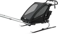 Thule Chariot Sport, Multisport-Fahrradanhänger Zweisitzer Midnight Black -Kinder Produkte Geschäft thule chariot sport multisport fahrradanhanger zweisitzer midnight black 8