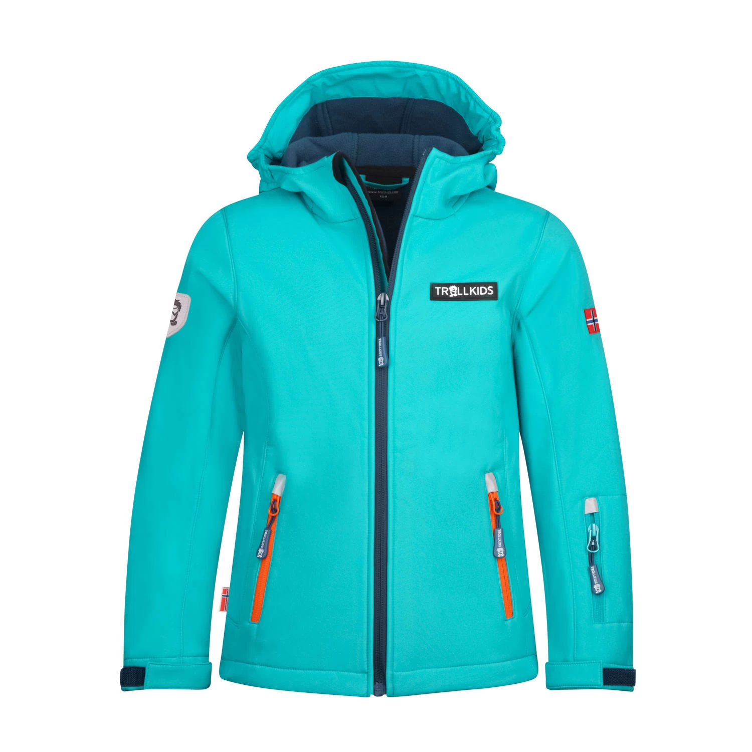 TROLLKIDS Softshelljacke "Oslofjord" In Blaugrün/Mystikblau 3 TROLLKIDS Softshelljacke "Oslofjord" In Blaugrün/Mystikblau