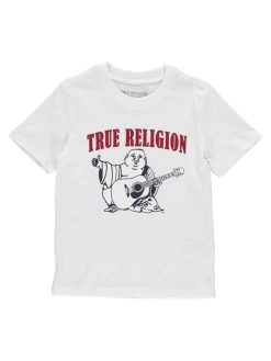 True Religion Shirt "Buddha Crew Neck Tee" In Weiß