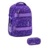 Wave 2tlg-Set: Rucksack Infinity Set 1 Purple Dots In Lila – H43xL31xT 22 Cm -Kinder Produkte Geschäft wave 2tlg set rucksack infinity set 1 purple dots in lila h43xl31xt 22 cm