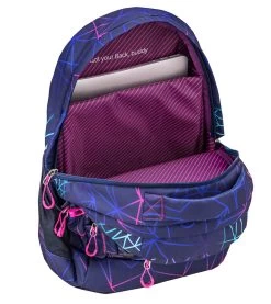 Wave Rucksack "Infinity Stripes Purple" Schwarz, H 43 Cm B 31 Cm T 22 Cm -Kinder Produkte Geschäft wave rucksack infinity stripes purple schwarz h 43 cm b 31 cm t 22 cm 13