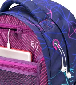 Wave Rucksack "Infinity Stripes Purple" Schwarz, H 43 Cm B 31 Cm T 22 Cm -Kinder Produkte Geschäft wave rucksack infinity stripes purple schwarz h 43 cm b 31 cm t 22 cm 7
