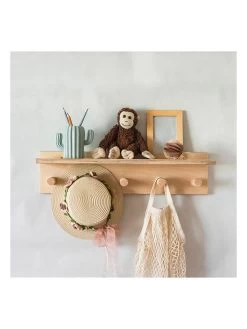 Wandregal In Natur - (L)60 X (B)10 Cm X (H)20cm